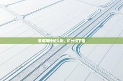 莱切斯特城失利，积分榜下滑